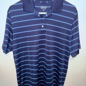 Brooks Brothers Blue Striped Polo Shirt